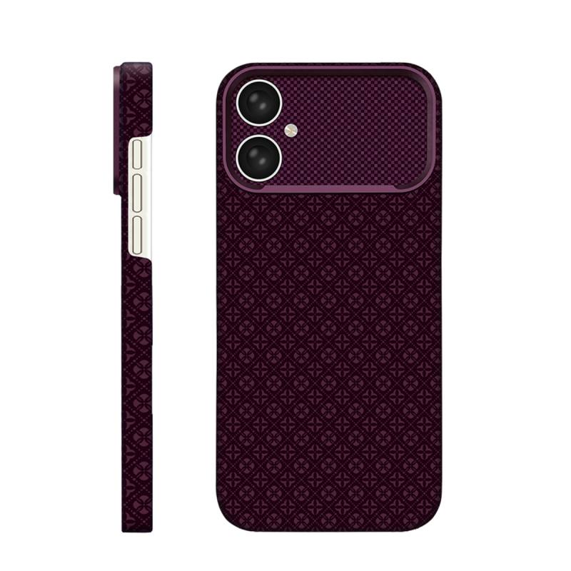 Joko Apple iPhone 16 Uyumlu Deluxe Lensli Magsafe Kapak - Bordo