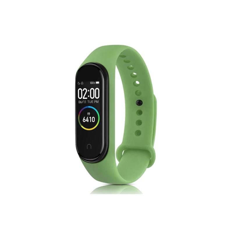 Xiaomi Mi Band 4 Uyumlu Klasik Kordon - Açık Yeşil