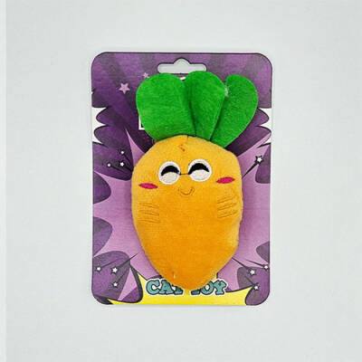 Peluş Havuç Kedi Oyuncağı