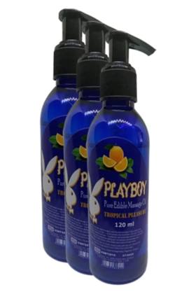Pure Edible Massage Oil 120ml Portakal Aromalı Masaj Yağı X 3 Adet