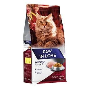 Paw in Love Yetişkin Kedi Maması Tavuk Etli 15kg 1 Adet