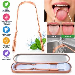 Bakır Oil Pulling Yağ Çekme Dil Plak Temizleme Aleti Dil Fırçası Sıyırıcı Dil Kaşığı (adet fiyatıdır)