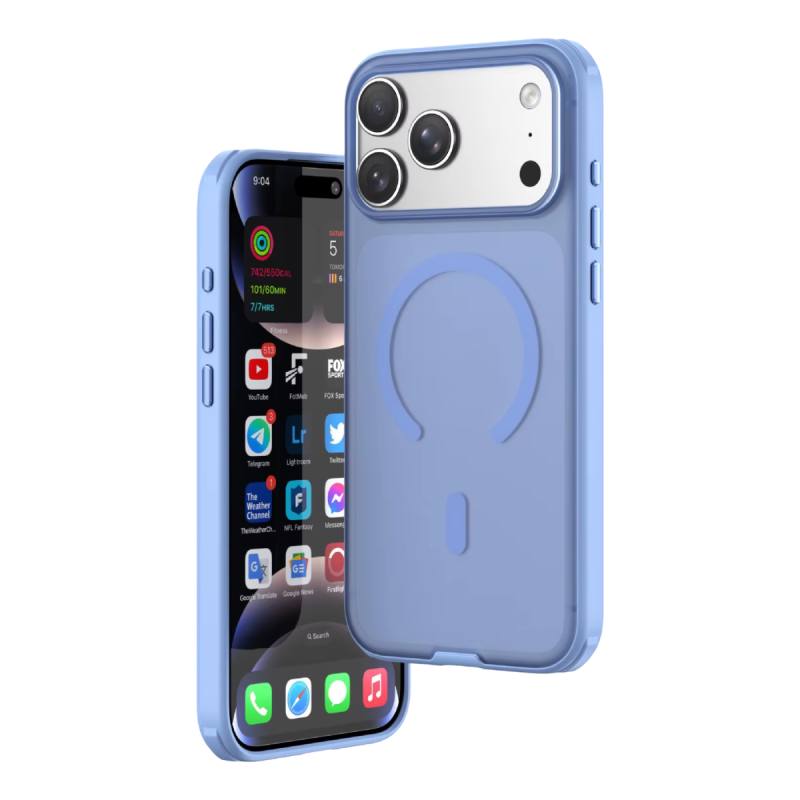 Joko Apple iPhone 18 Pro Max/17 Pro Max Uyumlu Mim Magsafe Kapak - Açık Mavi