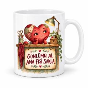 Gönül Tamiri Tasarımlı Porselen Kupa - MODEL 1029