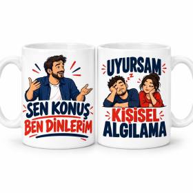 Şarj Paylaşımı 2'li Porselen Kupa Seti - MODEL 1228