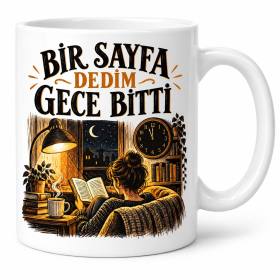 Okur Pazarlığı Tasarımlı Porselen Kupa - MODEL 1124