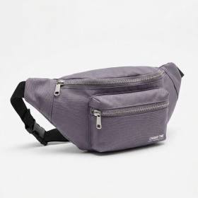 Lila Unisex Bel Çantası Çapraz Askılı Günlük Kullanım Fermuarlı 30x13 cm