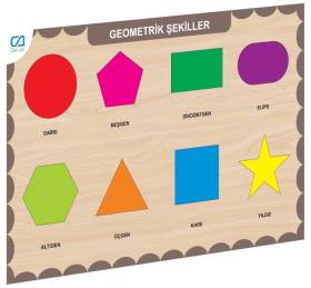 CAAHS-3204 Ahşap Geometrik Şekiller Bul-tak
