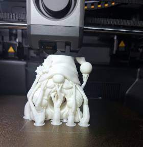 3D Baskı Noel Cücesi Figürlü Peçete Halkası Yılbaşı Sofra Süsü