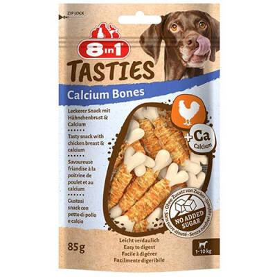 Tasties Calcium Bones Tavuk Sargılı Kemik Köpek Ödülü 85 Gr