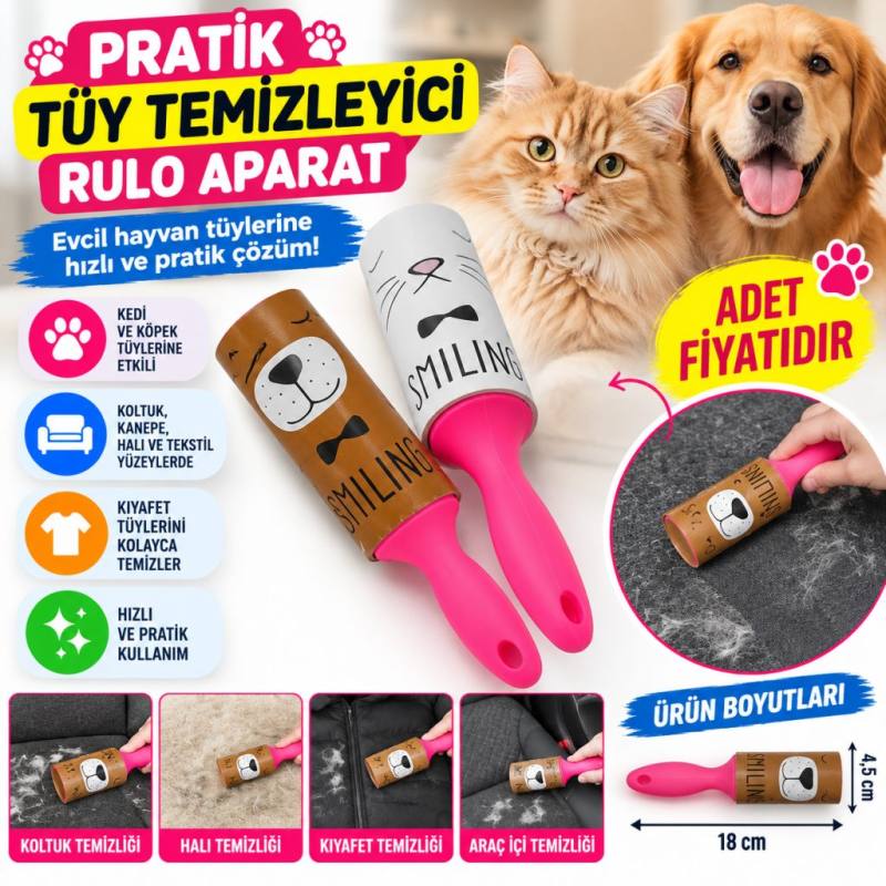 Pratik Tüy Alma ve Temizleme Tüy Toplama Makinesi Rulo Aparat (adet fiyatıdır)