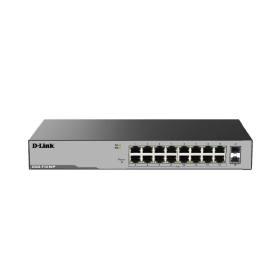 D-LINK DGS-F1016P 16 PORT GIGABIT 2X1GB SFP YÖNETİLEMEZ 250W POE SWITCH