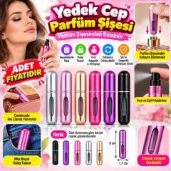 Parfüm Şişesinden Dolabilir Yedek Cep Parfüm Şişesi Aparatı (adet fiyatıdır)