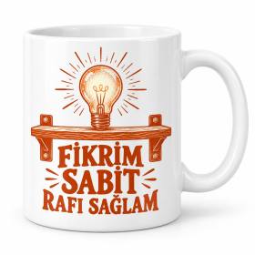 İnat Rafı Tasarımlı Porselen Kupa - MODEL 1111