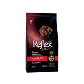Orta ve Büyük Irk Kuzulu ve Pirinçli Yavru Köpek Maması 3 Kg