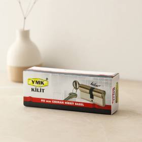 90mm Nikel Saten Cerman Barel Silindir (2 Anahtar)
