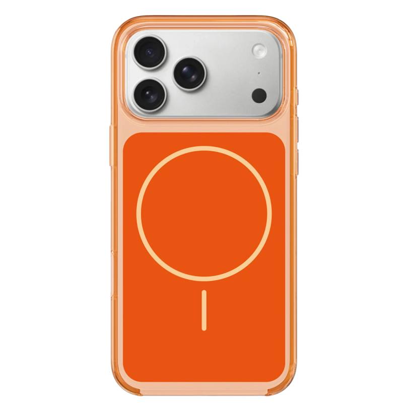Joko Apple iPhone 18 Pro/17 Pro Uyumlu Vizima Magsafe Kapak - Turuncu
