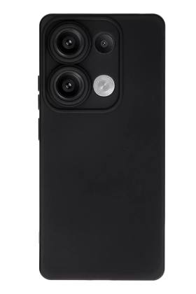 Xiaomi Redmi Note 13 4G Uyumlu Kılıf Nano içi Kadife Silikon - Siyah