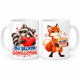 Ortak Bela 2'li Porselen Kupa Seti - MODEL 1047