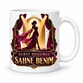 Şubat Hanımefendi Sahnesi Tasarımlı Porselen Kupa - MODEL 1261