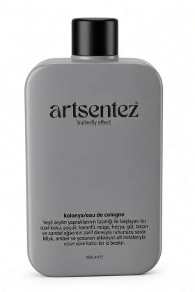 ArtSentez Butterfly Effect Eau De Cologne Kolonya (80° - 400 ml) Yeni Nesil Formül