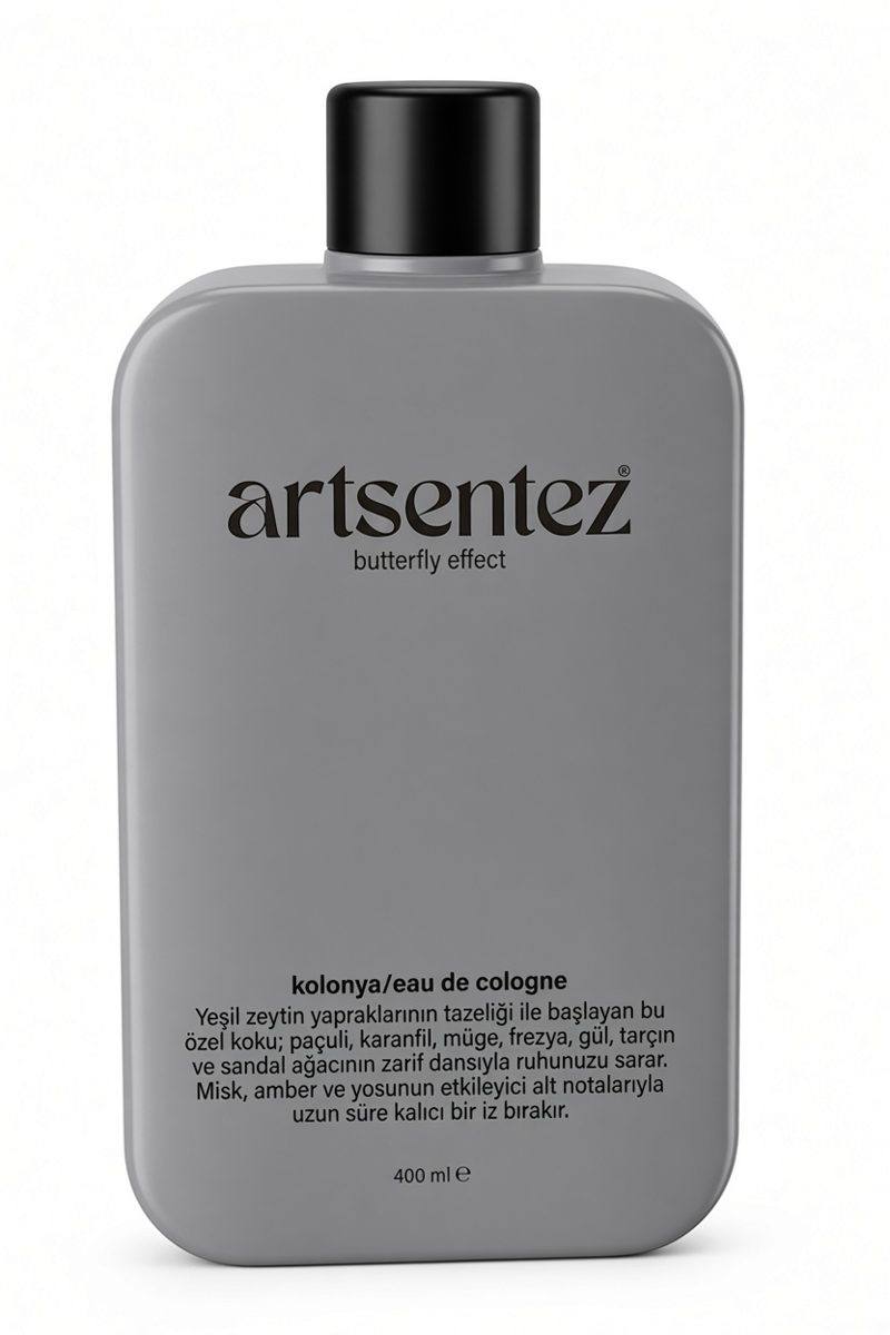 ArtSentez Butterfly Effect Eau De Cologne Kolonya (80° - 400 ml) Yeni Nesil Formül