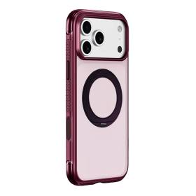 Joko Apple iPhone 18 Pro Max/17 Pro Max Uyumlu Airbag Ring Yüzüklü Magsafe Kapak - Bordo