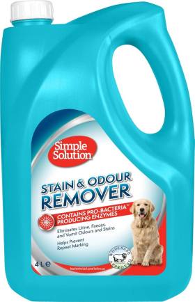 Simple Solution Dog Stain & Odour Remover Köpekler İçin Leke Ve Koku Giderici 4 Litre
