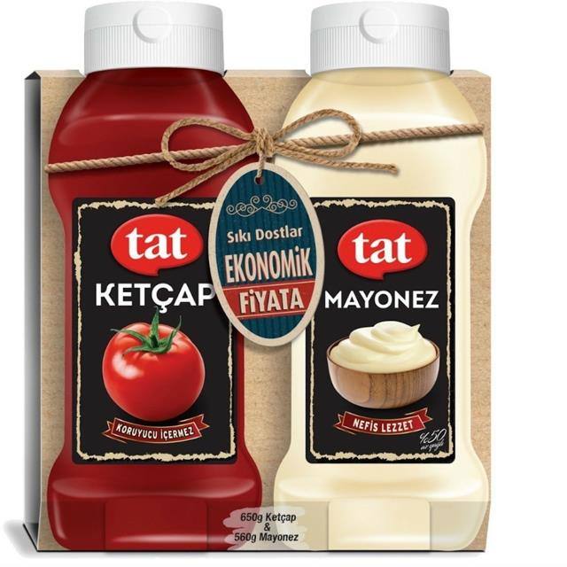 Ketçap 650gr + Mayonez 560gr 1 Adet
