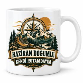 Haziran Beyefendi Rotası Tasarımlı Porselen Kupa - MODEL 1253