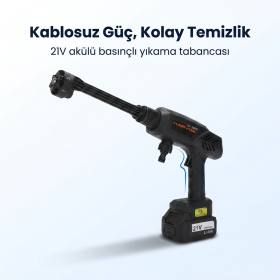 Kablosuz Basınçlı Yıkama Tabancası | Taşınabilir Oto Yıkama