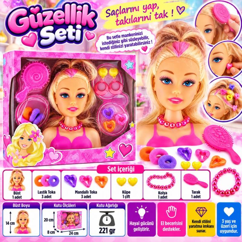 Büstlü Güzellik Seti