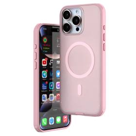 Joko Apple iPhone 16 Pro Max Uyumlu Mim Magsafe Kapak - Pembe