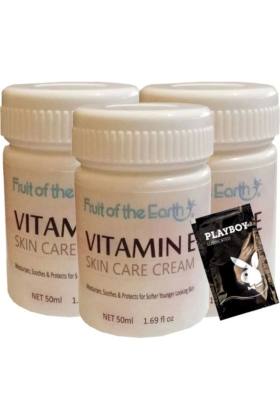 Fruit Of The Earth Skin Care 3x Adet Cream 50 ml Antıagıng Krem + 1 Adet Jel Hediye