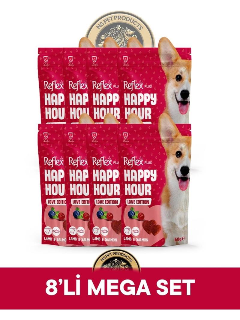 Reflex Plus Happy Hour Love Edition Köpek Ödül Maması Seti 8x60 gr