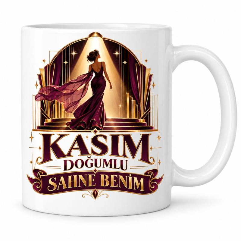 Kasım Hanımefendi Sahnesi Tasarımlı Porselen Kupa - MODEL 1270
