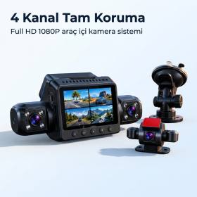 9720 Araç Kamerası ? 4 Kamerali
