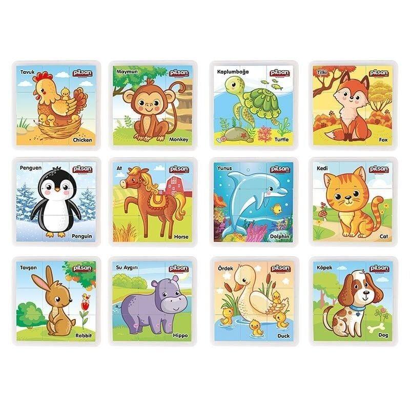 03 355 Anımal Serıes Puzzle Set (Adet Fiyatıdır)