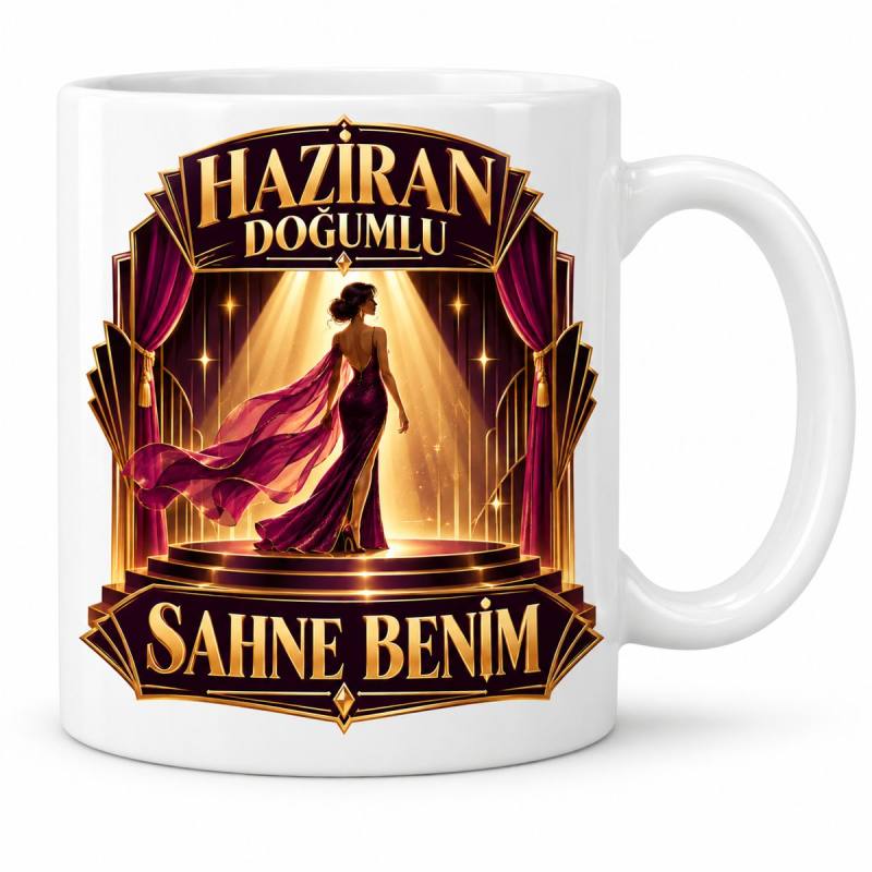 Haziran Hanımefendi Sahnesi Tasarımlı Porselen Kupa - MODEL 1265