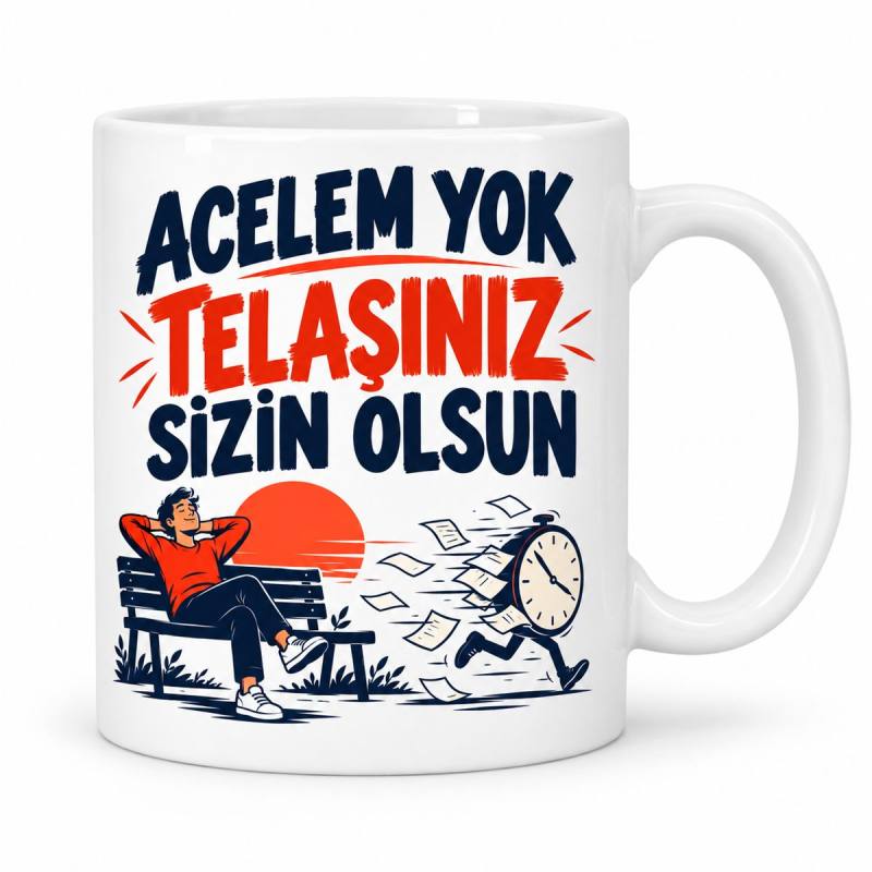 Aceleye Kapalı Tasarımlı Porselen Kupa - MODEL 1205