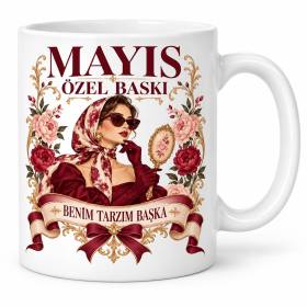 Mayıs Özel Baskı Hanımefendi Tasarımlı Porselen Kupa - MODEL 1170