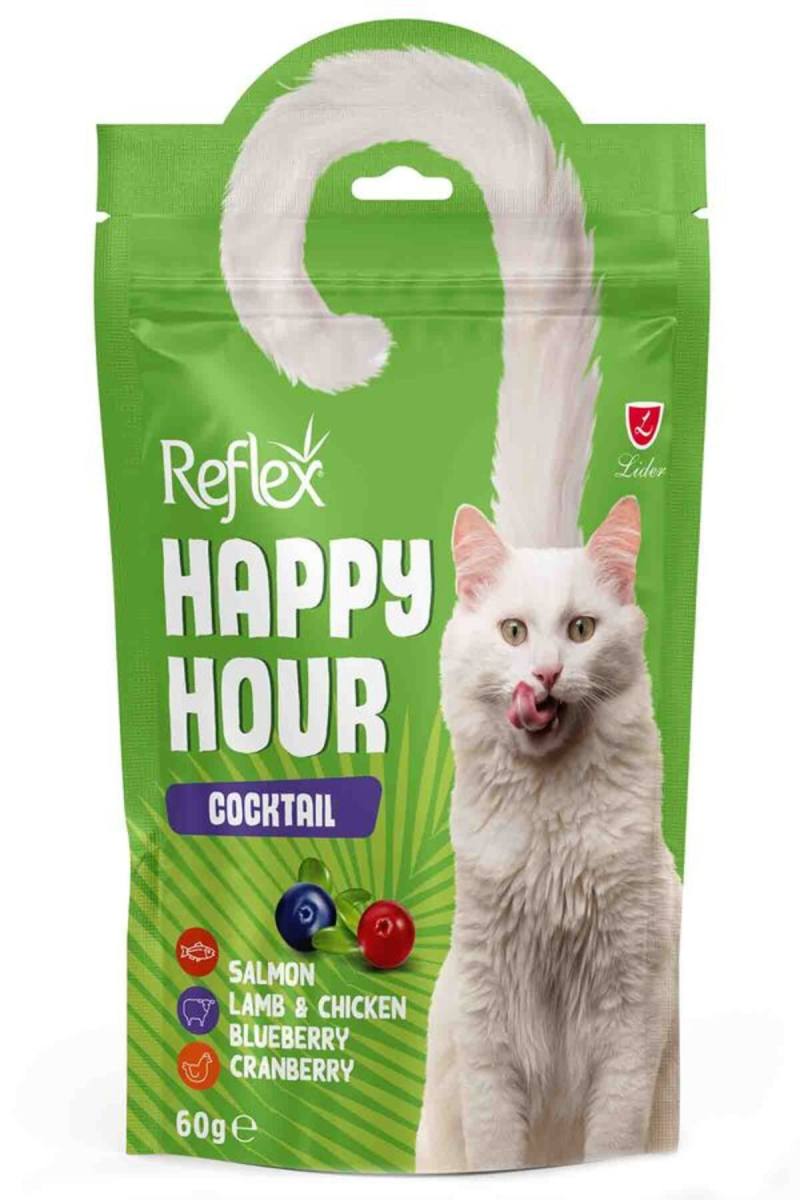 Reflex Happy Hour Cocktail Kedi Ödül Maması 60gr Luxury