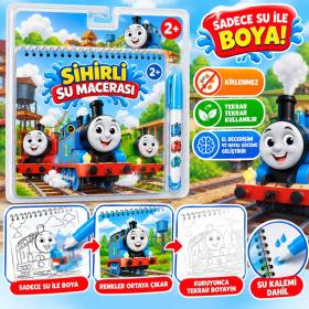 BK0014 Sihirli Boyama Kitabı Thomas