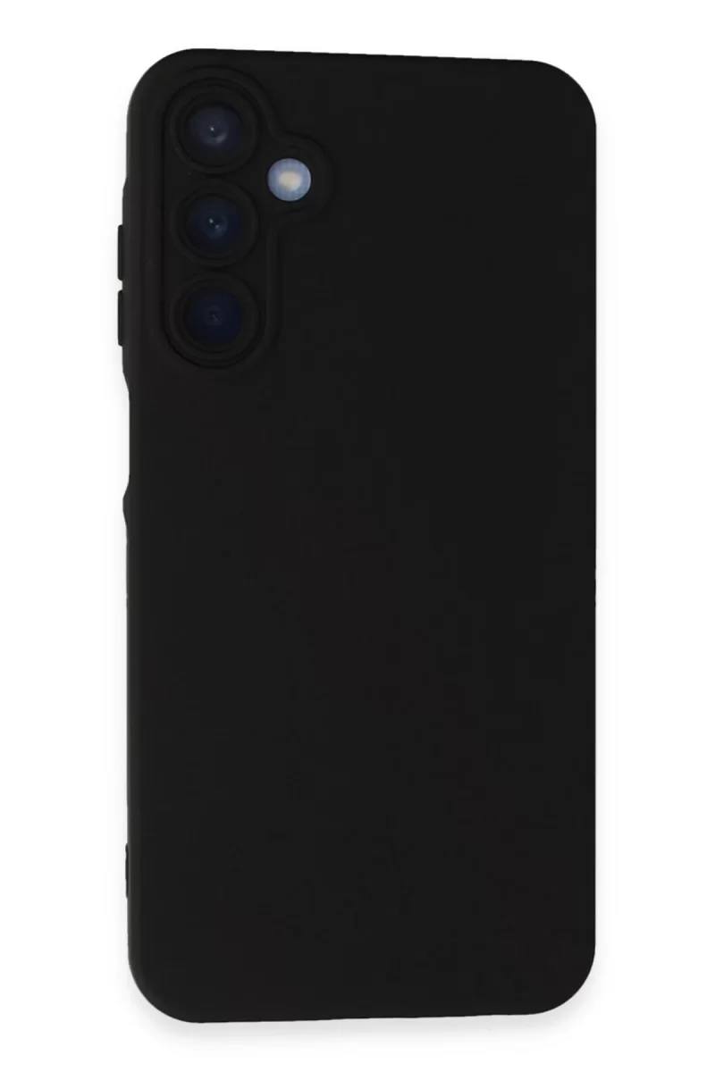 Samsung Galaxy A05S Uyumlu Kılıf Nano içi Kadife Silikon - Siyah