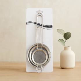 3'lü Mini Tel Süzgeç Seti (5-7-8 cm) Metal Çerçeve