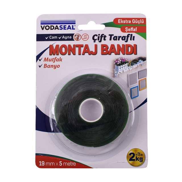 19mmX5 Mt. Çift Taraflı Montaj Bandı 1 Adet