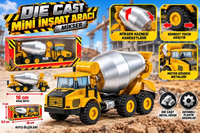 Mini İnşaat Aracı Mikser