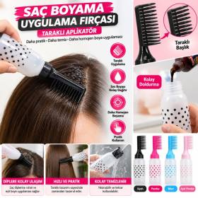 Saç Boyama Uygulama Fırçası Taraklı Saç Boyama Aplikatörü