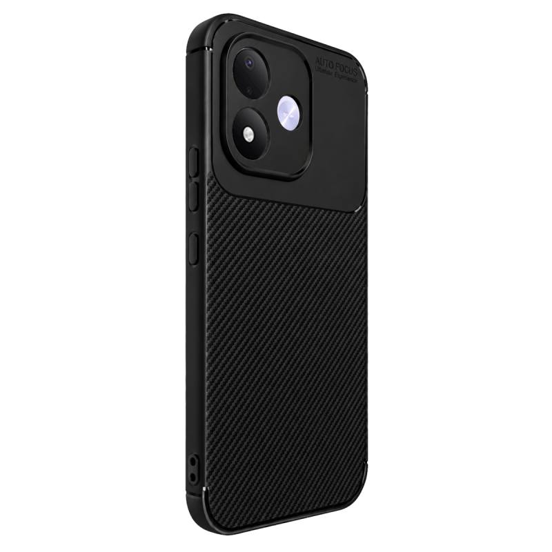 Xiaomi Redmi Note 17 5G Uyumlu Auto Focus Karbon Kapak - Siyah