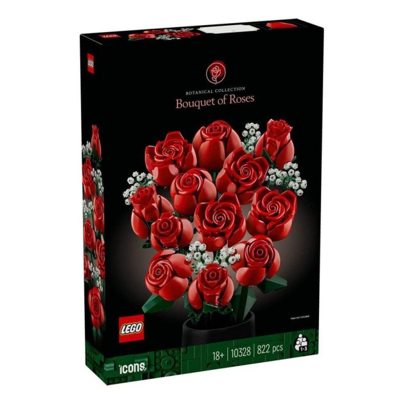 10328 ® icons Botanical Collection - Gül Buketi 822 parça +18 yaş
